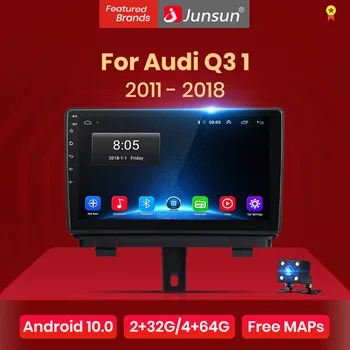 Junsun V1 Android 10.0 DSP CarPlay Auto Rádio Multimediálny Prehrávač Videa Auto Stereo GPS Pre Audi Q3 MMI 2G 3G 2011-2018 2 din dvd
