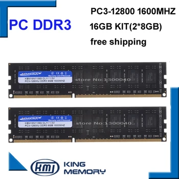 KEMBONA poštovné zadarmo DDR3 16GB 1600mhz (Kit 2,2 X 8 GB Dual Channel) PC3-12800 plne kompatibilný so všetkými Chladiča k základnej doske