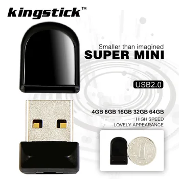 Kingstick super mini black USB 2.0 kl ' úč 8 gb 16 gb 32 gb, 64 gb 128 gb pero jednotku usb flash disk, flash pamäť, USB kľúč