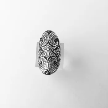 Krúžok Maori Ornament 2019 Nové 925 Sterling Silver Moderný Darček Pre Ženy , Európa Šperky Prstene Módne Šperky Veľkoobchod
