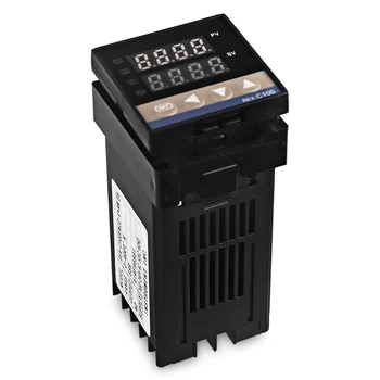 LEDSMITH PID Digitálny Regulátor Teploty Termostat REX-C100 220V AC S 40A SSR (Solid State Relay A K Sondy s Termočlánkom