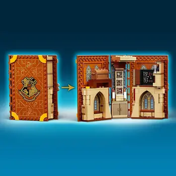 LEGO Harry Potter Rokforte Okamihu Premenenia Trieda Budovy 76382 Zberateľskú Knihu, Hračku, Cestovné puzdro Prenosné Playset