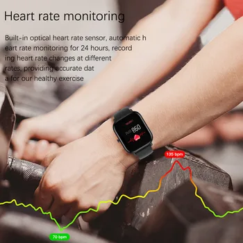 LIGE P8 1,4 palca Smart Hodinky Mužov plne Dotykový Fitness Sledovanie Krvného Tlaku Športové Smart Hodiny Ženy Inteligentné hodinky pre Android ios