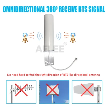 LTE 4g antény 13dBi 698-2700mhz Vonkajšie Všesmerového Antény wifi anténa gsm anténa pre 2G, 3G, 4G GSM Mobilný Signál Booster