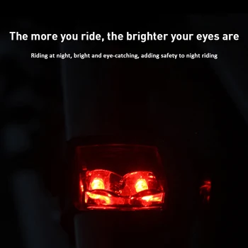 Magnetické Self-powered Bicykel Zadné Svetlo Vodotesné Svetlo na Bicykel Žiadne Batérie, Žiadne Nabíjanie Jednoduchá Inštalácia Noc Požičovňa LED zadné Svetlo