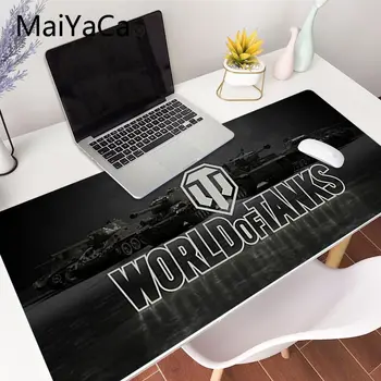 MaiYaCa World of Tanks čierne logo Krásne Podložka pod Myš Herné Príslušenstvo Mousepad Stôl Mat Anime Podložka pod Myš Pre Pc Gamer Completo