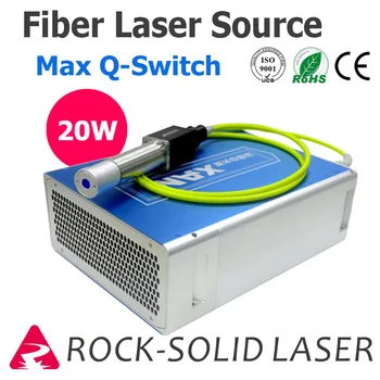 Max 20W Fiber Laser Zdroj Q Prepínač Pulzná Laserová Generátor ipg Laserové Značenie Rytie Stroj Časti Veľkoobchod
