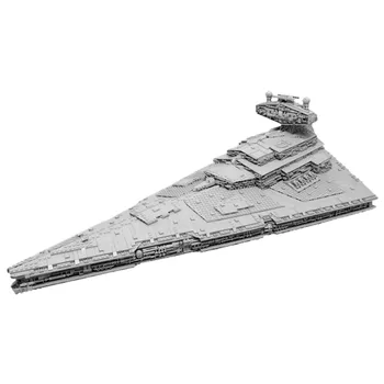 MOC-9018 Série Star Wars Stredne Veľké ISD Monarch UCS Imperial Star Destroyer Stavebné Bloky Diy Deti Tehly Hračky XmasGift