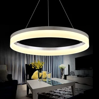 Moderné LED Krúžok Akryl svietidlá Domov Jedáleň, Spálňa Štúdia Dekoratívne Pozastavenie Miesto podnikania, Lustre