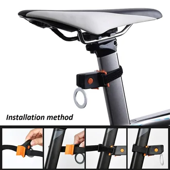 Multi Svetelné Režimy Bicyklov Svetla Led Svetlo na Bicykel Flash Chvost Zadné stropné Svetlá na Horách Bicykli Sedlovka USB Nabíjateľné