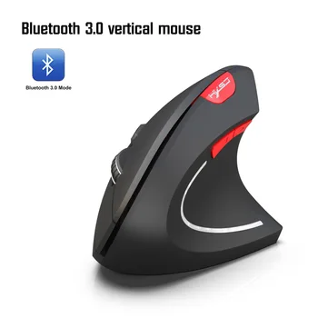 Móda Bezdrôtové Bluetooth 3.0 Myš 3 Rýchlosti DPI Nastaviteľné Pre Prenosný Počítač Tablet Optické Laserové Vertikálne Myš Pre Macbook