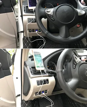 Nabíjačka do auta klasické rýchle nabitie duálny USB nabíjačka do auta rozhranie dekoračné auto príslušenstvo Pre Nissan Sentra roky 2013-2018