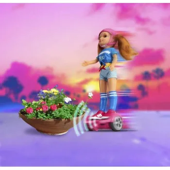 Nancy-deň s mojím Hoverboard, mechanické bábika s Hoverboard rada rada pre chlapcov a dievčatá od 3 rokov