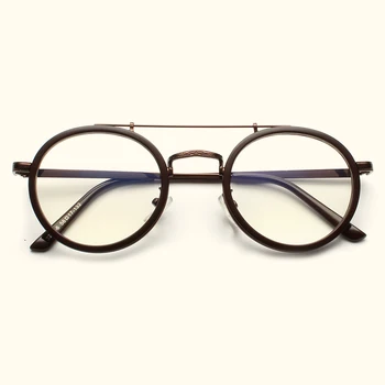 NOSSA Vintage Okrúhle Okuliare Rámy Ženy Muži Klasické Optické Okuliare Jasný Objektív Retro Okuliare Ružové Transparentné Okuliare