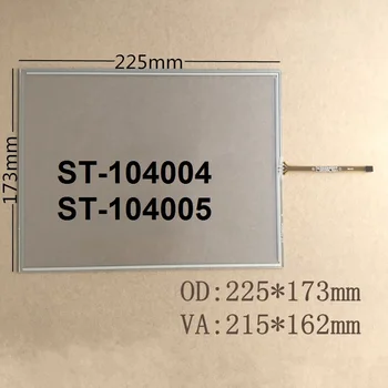 Nové 10.4 palcový dotykový displej 225*173 mm 4 drôtu odolným dotykovým panelom st-104004 st-104005