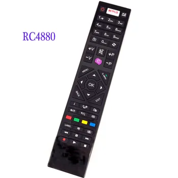 Nové RC4880 Pre TENSAI TELEVÍZOR Telefunken LCD LED TV Diaľkové Ovládanie S Netflix vhodné Pre 22LED1600 32LED808 42LED808 Fernbedienung