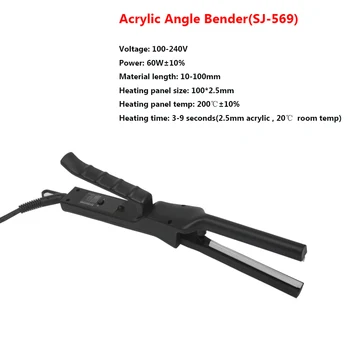 Nový Pravý Uhol Akryl Bender Channel List Light Box Nástroj 3D Svetelné Znamenie-Výrobu PVC Reklama Stroj CE v súlade