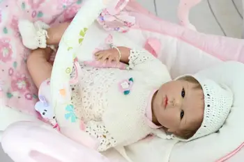 Nový príchod NPK reborn bábiky baby mäkké silikónové vinyl reálne jemný dotyk bebe nové narodený Vianočný Darček