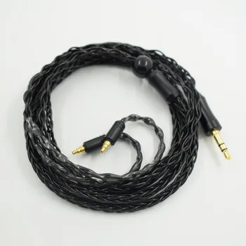 Náhradné Audio Kábel pre Sennheiser IE40PRO Slúchadlá Upgrade Kábel Predlžovací Kábel Slúchadiel Black 23 AugT0