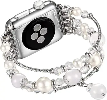 Odkaz náramok na zápästie Pre Apple hodinky pásmo 5 4 3 2 1 38 mm 44 mm pre iwatch kapela 42mm 40 mm Ručne Ženy Móda Watchbands