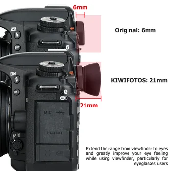 Okulára Eyeshade Pre Nikon D750 D600 D610 D5200 D5100 D5000 D3300 D80 D90 Hľadáčik Fotoaparátu Eyecup Nahrádza Nikon DK-25 DK-24