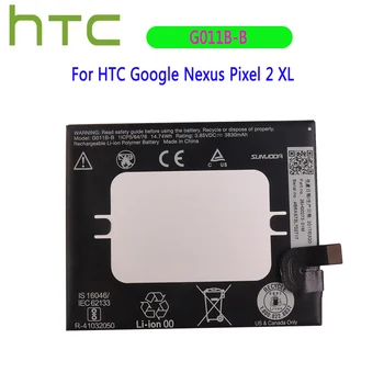 Originálne batérie 3830mah G011B-B pre HTC Google nexus Pixel 2 XL Batérie