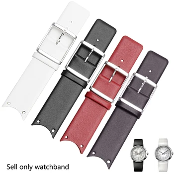 Originálne kožené hodinky remienok 22 mm Špeciálne rozhranie black red náramok kožený náramok fit KOV23107/KOV23120/KOV23203