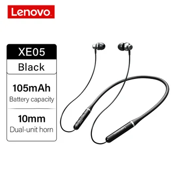 Originálne Lenovo XE05 Slúchadlá Bluetooth Slúchadlo Nepremokavé HIFI Stereo Headset Mikrofón s Potlačením Hluku Športové Slúchadlá