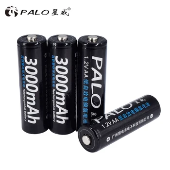 PALO LCD Nabíjačka PRE batérie typu AA/AAA Nimh Nicd akumulátorom 1.2 V, AA Nabíjateľné Batérie+16Pcs AA Nabíjateľné Batérie AA