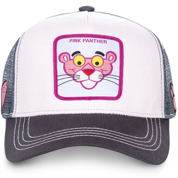 Pink Panther Oka Spp Cartoon Otec klobúk Patch Trucker šiltovku Snapback Mužov a žien v Lete priedušná vonkajší voľný čas čiapky