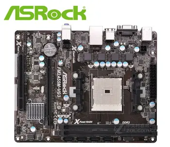 Plochy základnej Dosky ASRock FM2A55M-VG3 A55 Socket FM2 podporuje DDR3 32GB / Pre AMD A4/A6/A8 CPU použité mainbaord PC PREDAJ