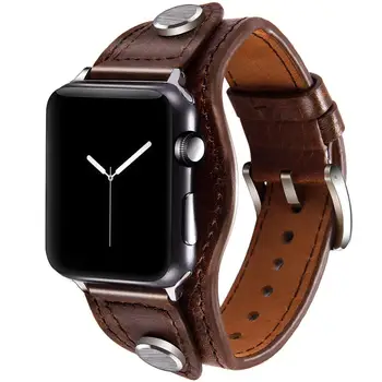 Popruh Pre Apple hodinky 5 kapela 44 mm 40 mm Kožené Putá Náramok watchband iWatch kapela 42mm/38mm correa Apple hodinky series 5 4 3 2