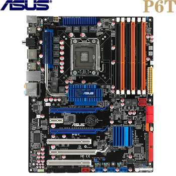 Používa Asus P6T Fro schválené LGA 1366 Intel Xeon X5600 i7 Extreme Edition SATA3 USB3.0 DDR3 24GB LGA1366 X58 ATX PC motherboar