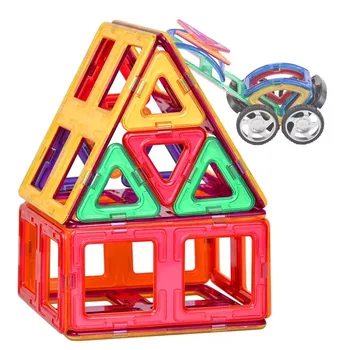 Pravidelné Veľkosť Dizajnér Sada Magnetických Stavebné Bloky Vzdelávacie Magnetické Dlaždice Auta Magnetické Konštrukcia tvary Hračka Set pre deti