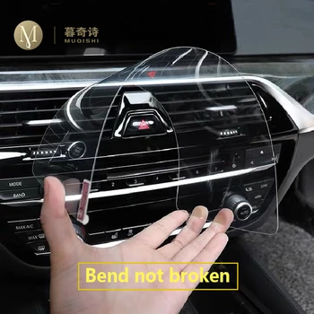 Pre BMW X1 X2 2016-2019 tvrdeného skla screen protector auta gps navigácie dotykový displej film rýchlosť Nástroja displej krytu 2018