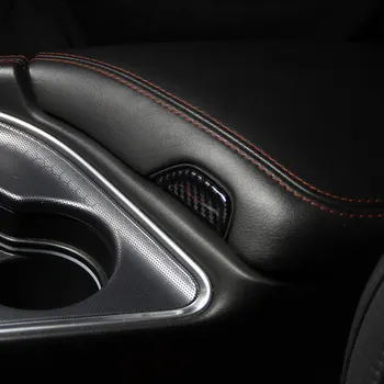 Pre Dodge Challenger-2020 Uhlíkových Vlákien Auto Opierkou Okno Spínač Výbava Kryt Auto Styling