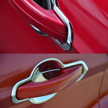 Pre Ford Escape Kuga 2013 2016 2017 ABS Chrome Dvere Auta chránič rukoväť Miska Kryt Výbava príslušenstvo Auto styling 8pcs