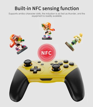 Pre Prepínanie NS Pro Bluetooth Bezdrôtový ovládač Pre NS Splatoon2 Diaľkové Gamepad NFC Os Pre Nintend Prepnite Ovládač Konzoly