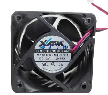 Pre Xinruilian Pre XFan RDM4025S1 DC12V 0.14 A 4025 40 mm 4CM 40x40x25mm 40*40*25 mm 2Pin 2wire Chladiaci Ventilátor