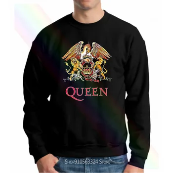 Predaj Kráľovná Klasický Hrebeň Mikina S Kapucňou Mikiny Rockovej Kapely Freddie Mercury Brian Môže Zľavu 100 Bavlna