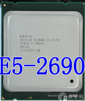 Procesor Intel Xeon E5-2690 E5 2690 e5 2690 Osem Základných 2.9 G SROL0 C2 LGA2011 CPU správne Desktop Procesor MÔŽE PRACOVAŤ
