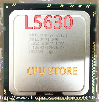 Procesor Intel Xeon L5630 CPU 12M Cache/2.13 GHz/5.86/GT/s/QPI, LGA1366 Desktop (pracovná Doprava Zadarmo)