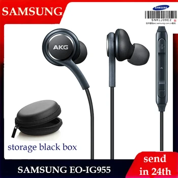Pôvodné Samsung Slúchadlá IG955 3,5 mm Do uší s Mikrofónom Drôt Headset pre huawei Samsung Galaxy S8/s8+ S9 S10 smartphone