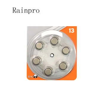 Rainpro 60PCS/VEĽA(10 BALENÍ) A13 pr48 1.4 v AG5, L754, A13, PR48, LR48, 393 Načúvacie prístroje gombíkovej Batérie