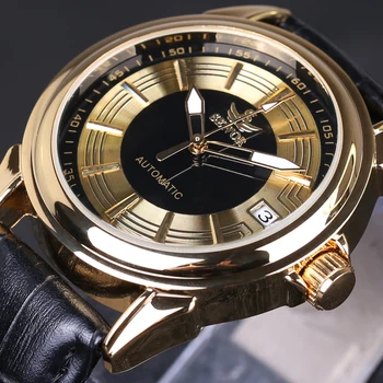 Relogio Masculino SEWOR nové pánske automatické mechanické hodinky kožený remienok sledovať módne športové pánske luxusné hodinky
