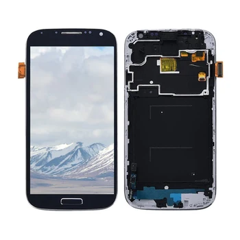 S4 displej pre SAMSUNG Galaxy S4 LCD Displej i9505 i9500 i9505 i9506 i9515 i337 displej Dotykový Digitalizátorom. s Rámom I9500 LCD
