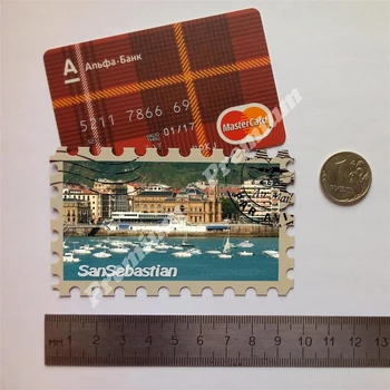 San Sebastian, Španielsko so suvenírmi darček magnet