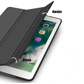 SCHANGE Mäkké puzdro pre iPad 7. Generácie 10.2 Ultra Tenký Smart Case pre iPad 2019 10.2 palcov Ochranný Kryt A2197 A2198 A2200