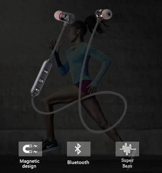 Sky Hrad Gz05 Vode Odolné Kovové Magnetické Bezdrôtové Bluetooth Slúchadlá Športové Headset