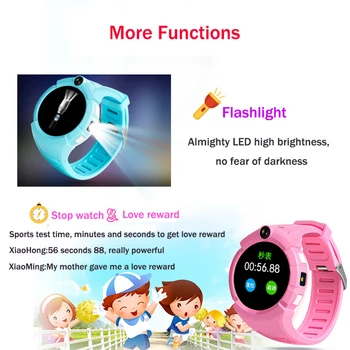 Smart hodinky baby Q360 pre deti inteligentné dieťa hodiny deti gps hodinky VM50 s Fotoaparátom, GPS, WIFI, Umiestnenie Dieťaťa smartwatch pk Q528